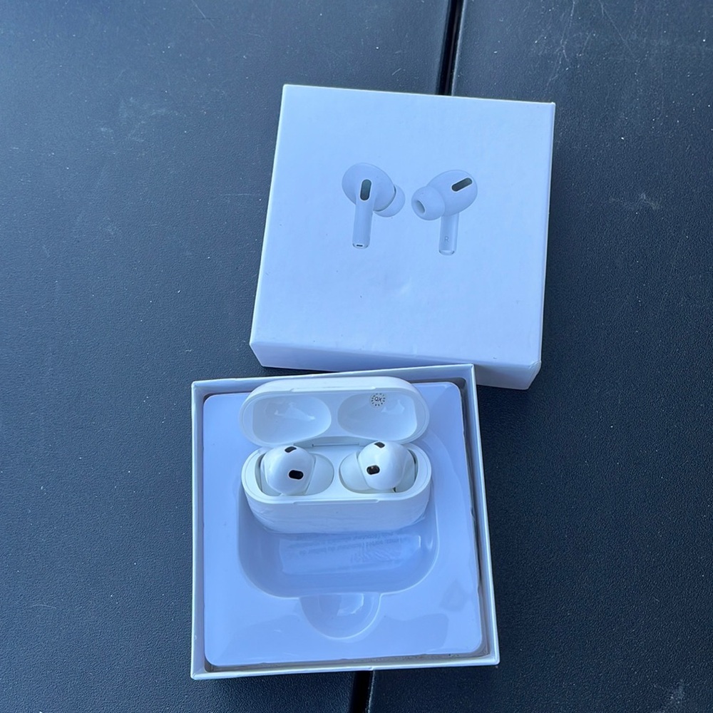 Brand new opened for pictures ear buds with wireless charging case